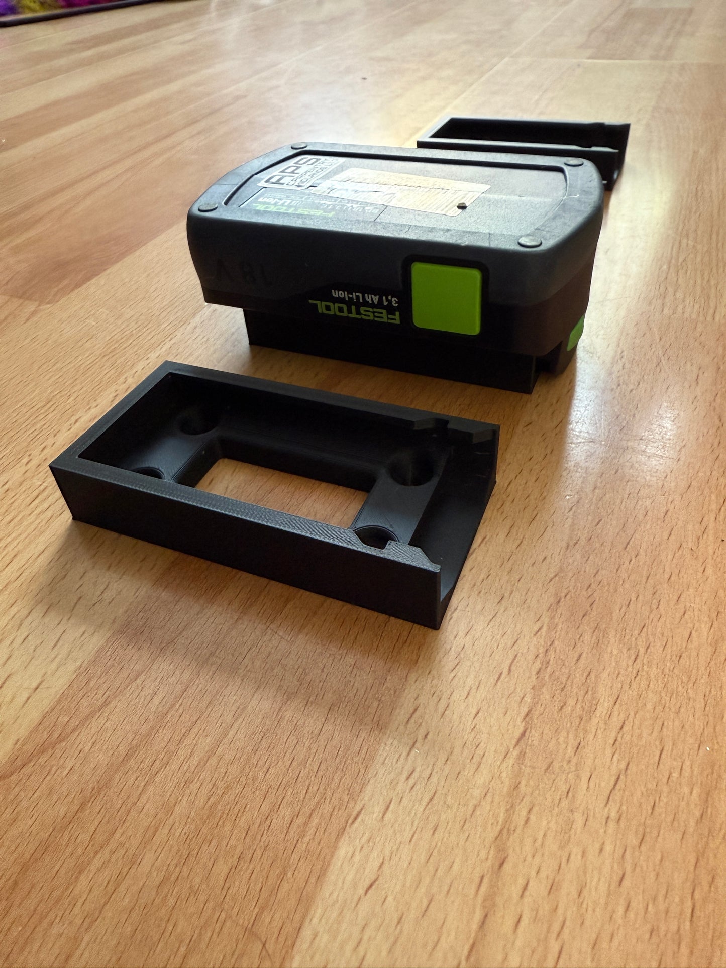 4PCS Battery Wall Mount for Festool 18v Batteries Undershelf, van, systainer etc
