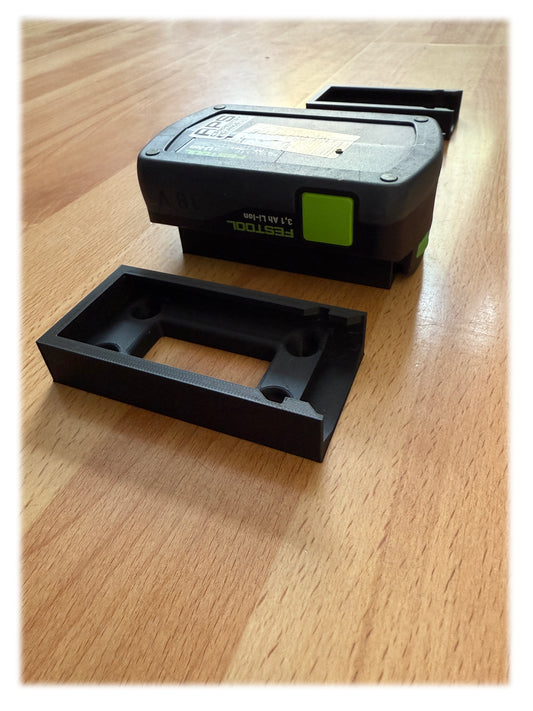 4PCS Battery Wall Mount for Festool 18v Batteries Undershelf, van, systainer etc
