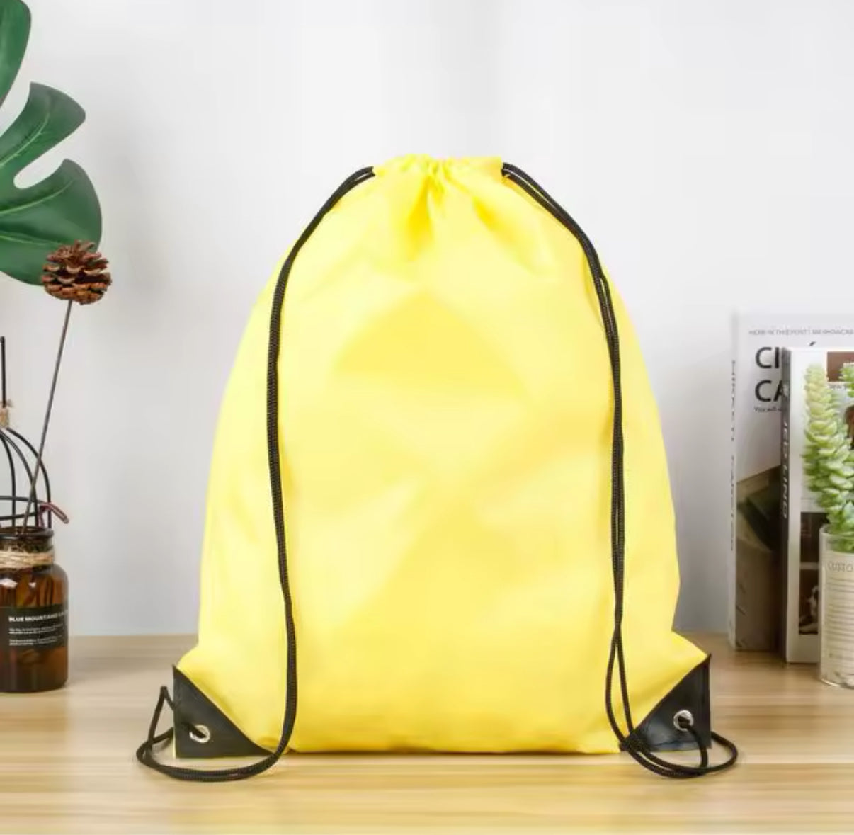 Personalised Polyester Drawstring School Book Bag for Boys, Girls, Kids, Adult Gym bag, PE Kit Sack, Dance Portable Travel Shopping Pouch Bag