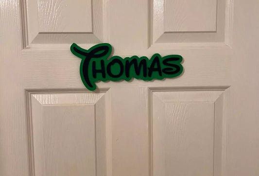 Personalised Multi Colour 3D Name Plate Customisable Decor for Desk, Door, shelf, teacher etc
