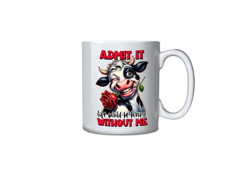 FUNNY ANIMAL 11oz CERAMIC MUG FOR ANY OCCASION, OR ADD YOUR OWN PRINT