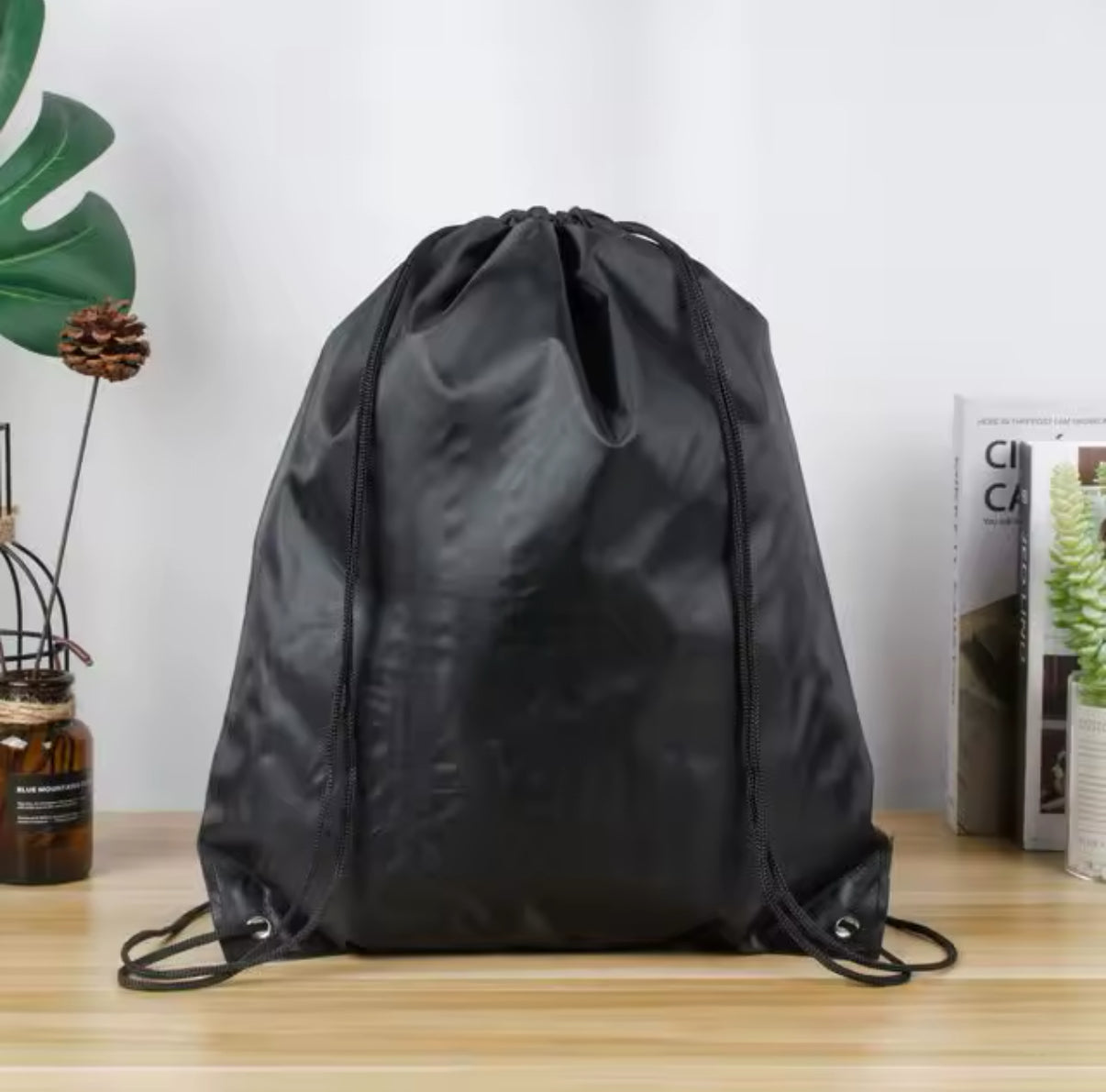 Personalised Polyester Drawstring School Book Bag for Boys, Girls, Kids, Adult Gym bag, PE Kit Sack, Dance Portable Travel Shopping Pouch Bag