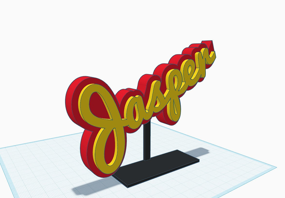 Personalised Multi Colour 3D Name Plate Customisable Decor for Desk, Door, shelf, teacher etc