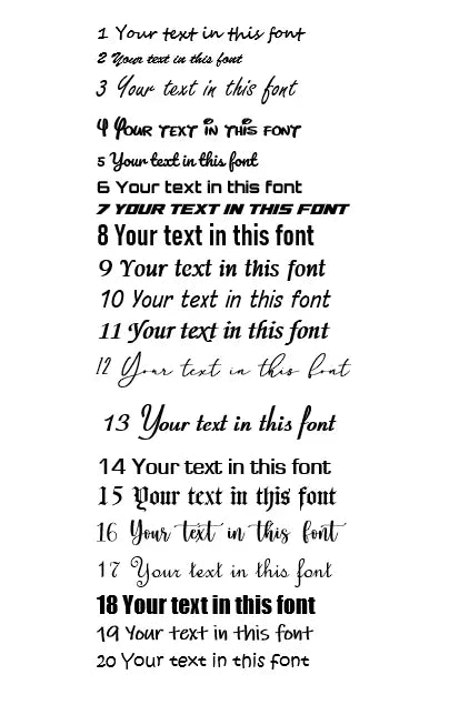 PERSONALISED CUSTOM DECAL VINYL STICKER, ANY TEXT, ANY FONT, ANY COLOUR, CUSTOM STICKER/ DECAL