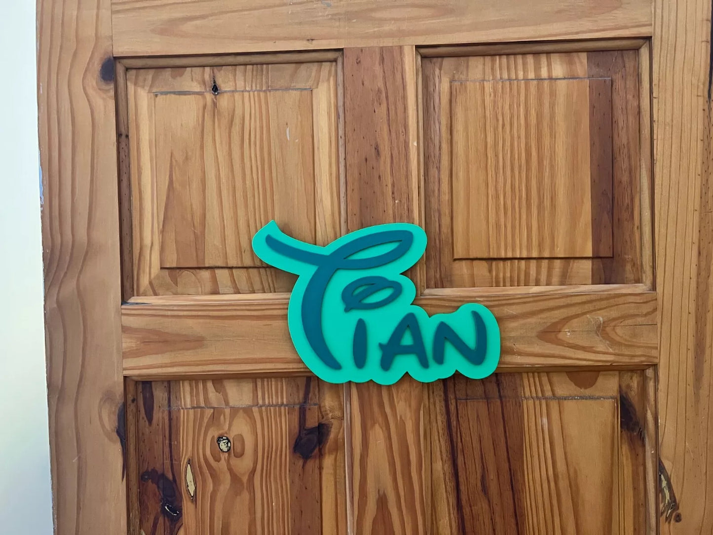 Personalised Multi Colour 3D Name Plate Customisable Decor for Desk, Door, shelf, teacher etc